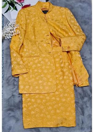 Шикарный костюм фактурная ткань louis fd на шелковой основе