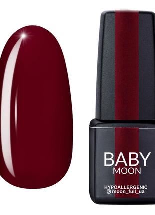 Гель лак Baby Moon Burgundy Gel polish 005, 6 мл