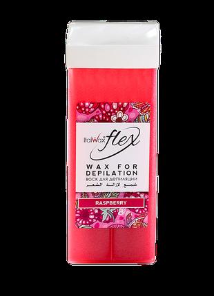 Теплый воск в картридже для депиляции ItalWax FLEX, Малина, 10...
