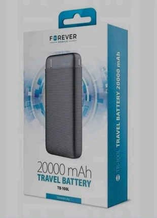 Powerbank повербанк Forever  20000 mAh Tb-100L В наявності!