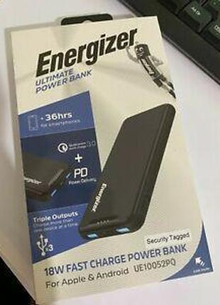 Павербанк Power bank ENERGIZERUE10052PQ 10000 mAh