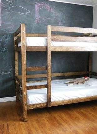 Ліжко двоярусне, конструкція розборна також інші розміри