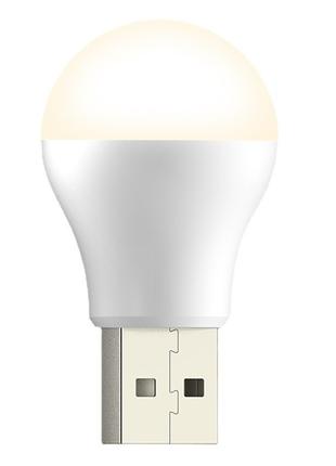 Лампа светодиодная USB Lesko 2023 для повербанка Тёплый свет 14шт