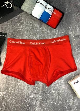 Трусы Мужские Calvin Klein 365 Красный & Красный mu112