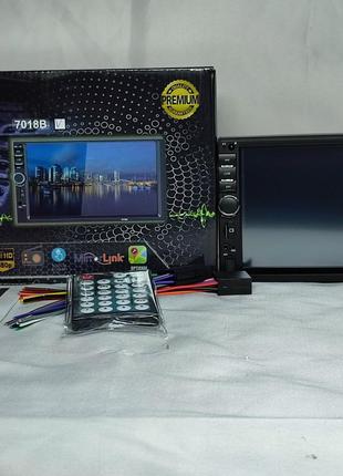 Pioneer 7018B Автомагнитола 2 DIN 7" сенсорный экран Usb Sd Bl...