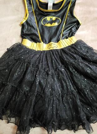 Платье супер героиня бетмен на 7-8 лет