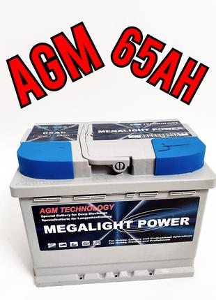 Аккумулятор Megalight Power AGM 12V 65Ah