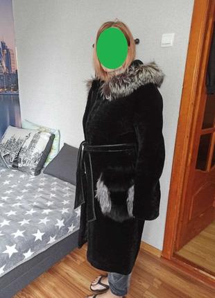 Дубльонка  пальто  шуба зимова, натуральна (жіноча)
