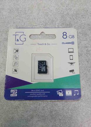 USB Flash флешка Б/У T&G; microSDHC 8GB Class 10