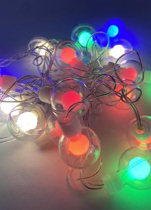 Світлодіодна гірлянда X-MAS Balls in Balls 20 Led Multicolor