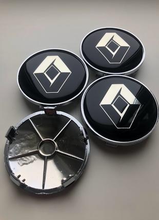 Колпачки заглушки на литые диски Рено Renault 68мм для дисков BMW