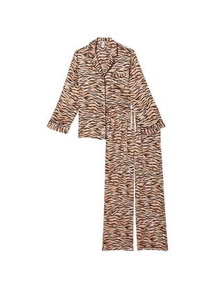 Сатиновая леопардовая пижама виктория сикрет victoria’s secret...