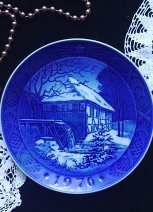 🔥 тарелка 🔥 настенный, коллекционный рождественский фарфор винтаж