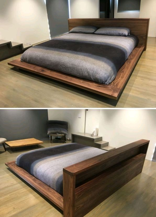 Ліжко з массиву подіум