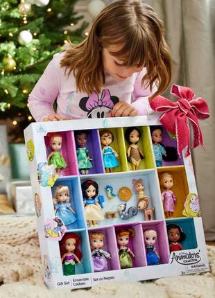 Disney Подарочный набор мини куклы 13 шт Animators Collection