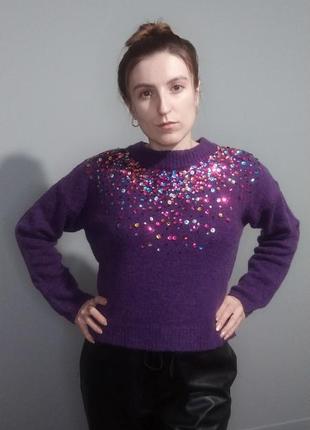 Вкорочений светр, святковий джемпер, кофта від primark