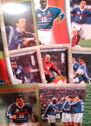 Постер футболистов сборной Франции 1998года
