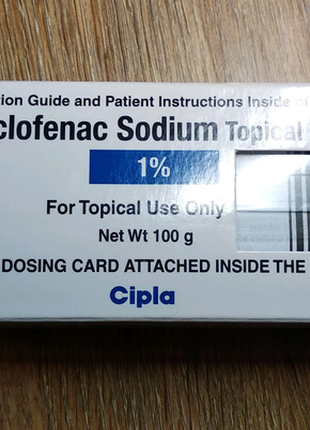 Diclofenak - діклофенак гель 1%
