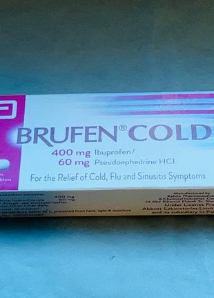 Brufen Cold Бруфен Колд 400/60 мг 10 табл Египет