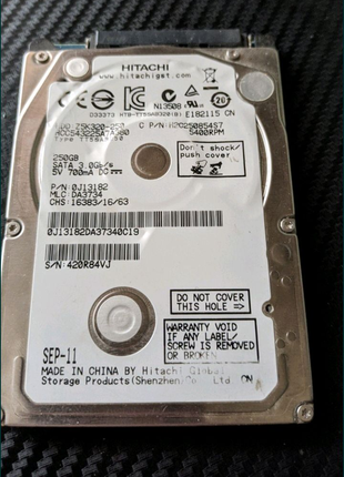 жёсткий диск HDD для ноутбука