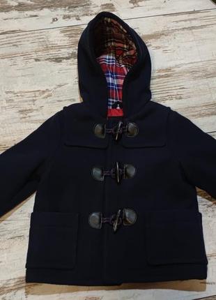 Пальто с капюшоном для мальчика gap на 18-24 месяца