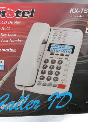 Телефон стаціонарний кнопочноый Fonotel KX-TSC635CID,новий