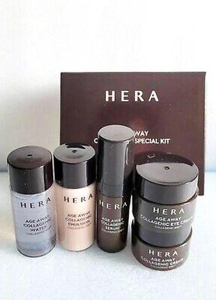 Hera age away collagenic special kit 5items омолаживающий набо...