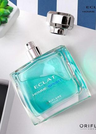 Чоловіча туалетна вода Eclat Homme Sport Oriflame 75 мл.