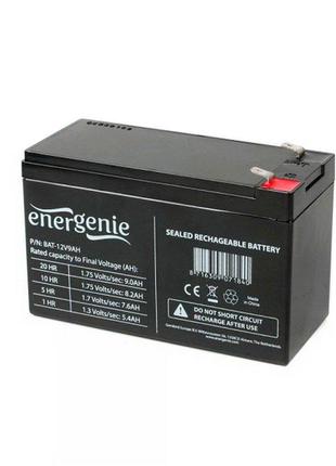 Акумуляторна батарея EnerGenie 12V 9Aг (BAT-12V9AH) (код 66911)