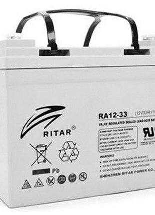Акумуляторна батарея RITAR AGM RA12-33 (12V 33Ah) (код 114510)
