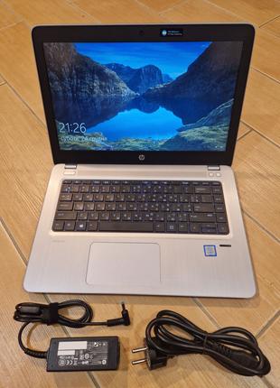 Ноутбук 14" FHD, HP Probook 440 G4 i7-7500, 8Gb, 500Gb HDD