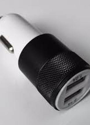 Автомобільний перехідник прикурювача на 2 USB порта (2,1А и 1А)