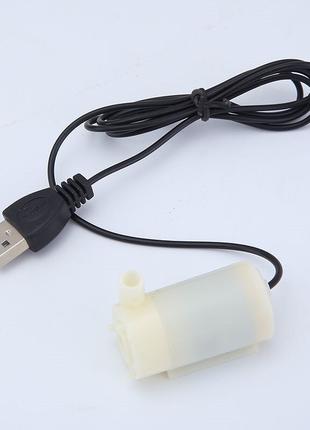 Мини водяной погружной насос помпа USB 5 Вольт 2-3л/м