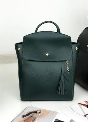 Жіночий рюкзак зелений рюкзак сумка рюкзак трансформер