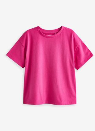 Розовая футболка next