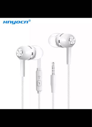 Проводные наушники 3,5 mini-jack с микрофоном