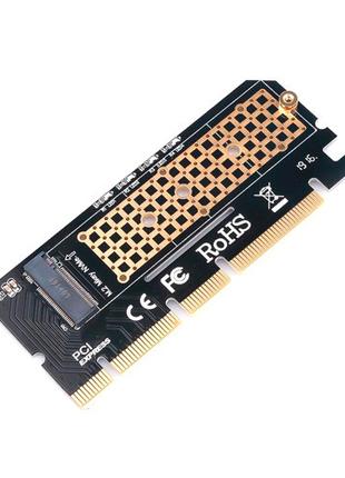 Адаптер M.2 SSD NVMe M-key к PCI-E 3.0 16x 8x 4x