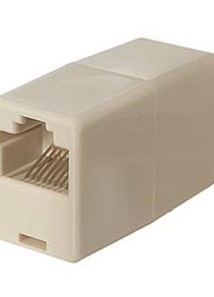 RJ45 соединитель джойнер витая пара сгонка UTP Cat5e Cat6