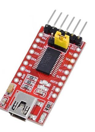 MiniUSB - UART TTL FT232RL 6pin конвертер, Arduino