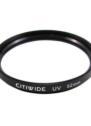 Ультрафиолетовый UV фильтр 52мм CITIWIDE