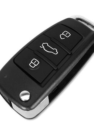 Выкидной ключ, корпус под чип, 3кн, Audi, без лезвия