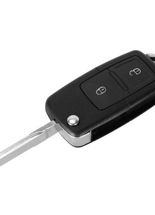 Ключ зажигания, чип ID48 1J0959753AG, 2 кнопки HU66, для VW Go...