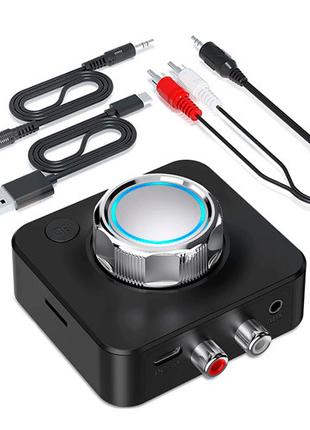 Bluetooth 5.0 аудио приемник ресивер звука 3D RCA AUX TF, BR04