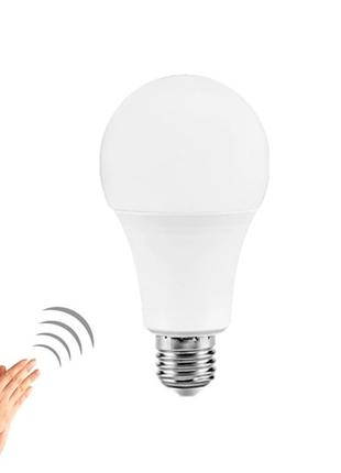 Лампа светодиодная с датчиком звука и освещенности E27, 9Вт LED