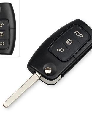 Выкидной ключ, корпус под чип, 3кн DKT0269, Ford