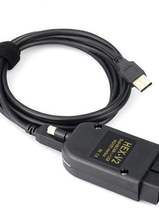 VAG COM VCDS 21.9 HEX V2 CAN OBD2 USB сканер діагностики автом...