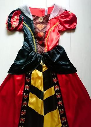 Карнавальное платье королева сердец disney