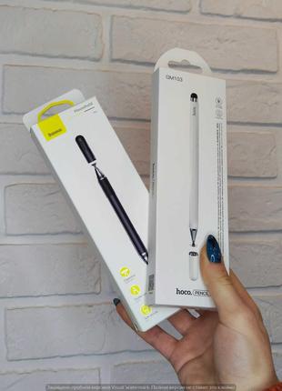 Стилус Hoco GM103 Fluent series universal capacitive pen (Белы...