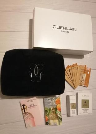Подарочный набор guerlain. косметичка guerlain.  клатч guerlain.