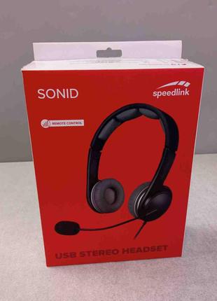 Наушники Bluetooth-гарнитура Б/У Speedlink Sonid Stereo Headset